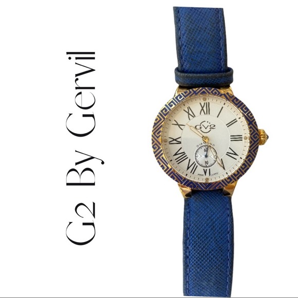 RARE VINTAGE G2 By Gervil Women’s 9125 Astor Watch (both bands included)